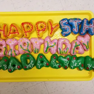 Happy birthday mermaid theme