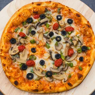 pizza, food