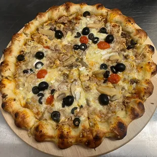 pizza, food
