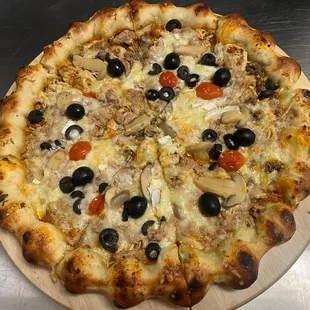 pizza, food