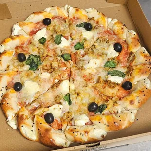 pizza, food