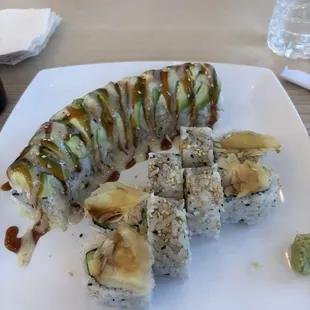 Super California Roll and California Roll