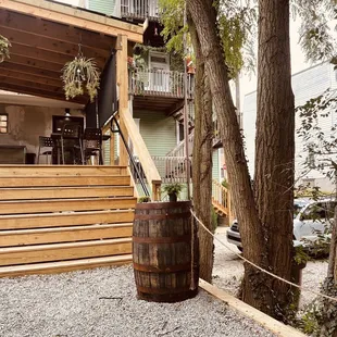 Outside patio