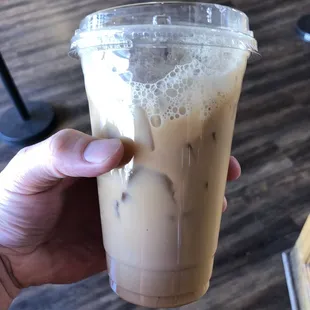 Chocolate caramel iced coffee