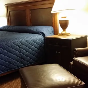 The King Beds are really fit for a king. Featuring firm mattresses, cozy linens and soft comforters - you'll sleep great.