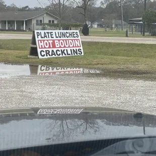 a hot boudiin crackling sign