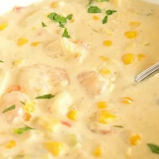 Corn and Shrimp Soup
