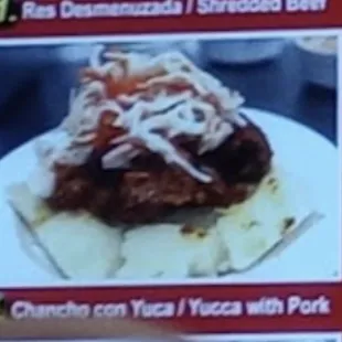 Chancho con yuca I guess...