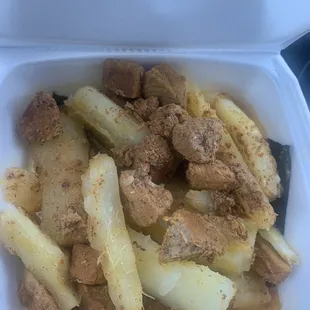 Boiled Pork and boiled yuca