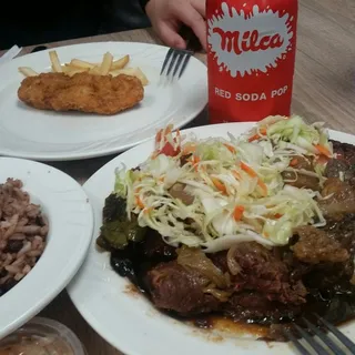 Baho / Steamed Beef and Plantain