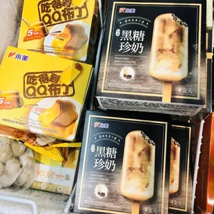 a variety of ice creams