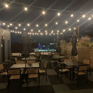 outside
