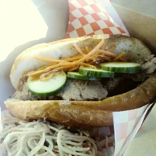 Thai Style Beef Satay Tri- Tip Sandwich: