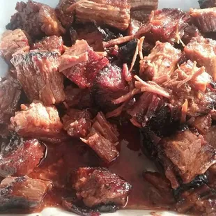 Burnt Smoked Brisket Ends