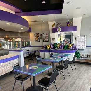 Interior of the restaurant