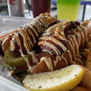 Traditional Sausage Po Boy