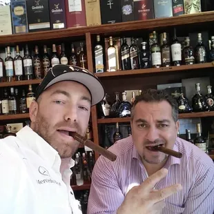 With the man himself! HAPPY HOLIDAYS from Roy's Liquor!