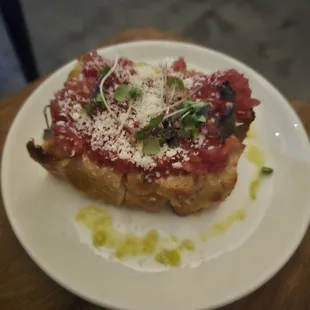 Pan con tomate