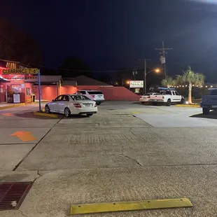 The lot and drive thru