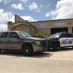 Live oak county sheriffs dept and Three Rivers PD at the same time. We support the blue by making the blue.