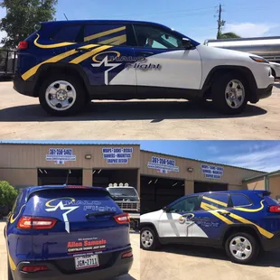 Halo flight half wrap matching their helicopter.