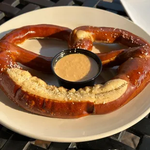 Giant pretzel