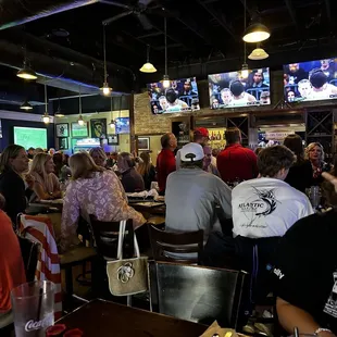 Packed for NCAA Tourney UNC game.