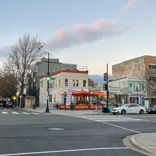 You can't miss the bold orange exterior during the day and blue at night!