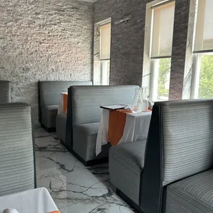 Upstairs dining area.