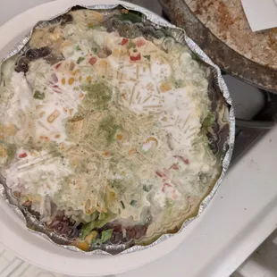 This is a burrito bowl. I love the service of the Colmar Manor branch &amp; the food is exceptional! .