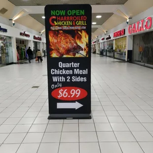 Advertisement at Greenbelt mall. However, the price is not real.