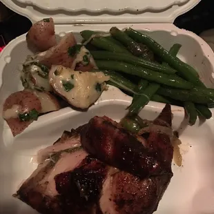 1/4 chicken + two sides