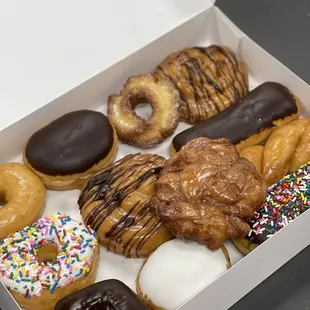 Apple fritter and cinnamon rolls were a hit!