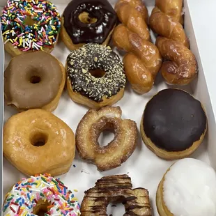 Dozen donuts! Amazing variety