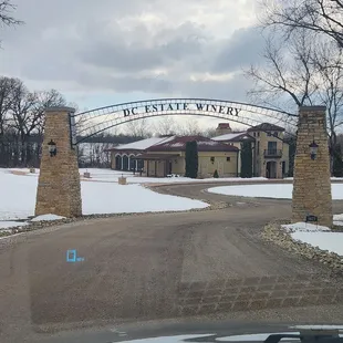 Entrance to the winery