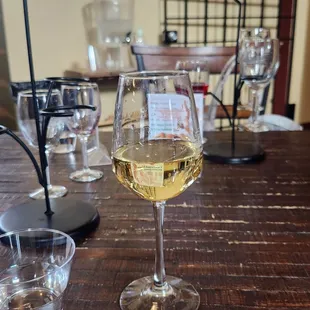 Sparkling wine and the wine flights