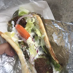 Messy because I picked around in it first. My bad.