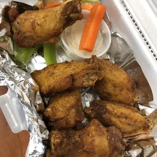 Cajun spice wings