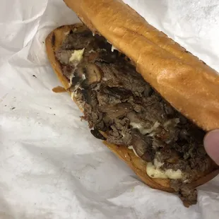 Philly with mushrooms