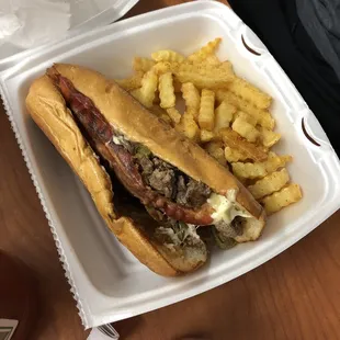 Philly with bacon