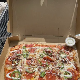 Personal Three or "FOUR" Topping.