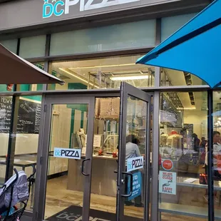 View from the sidewalk