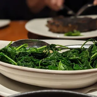 Sauteed spinach