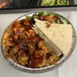 Mambo Grilled Chicken bowl over rice