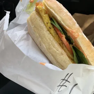 #1 Egg &amp; Cheese Sandwich