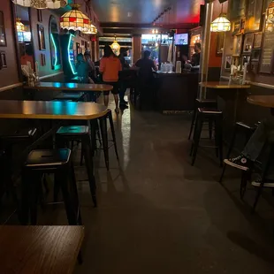 Downstairs bar