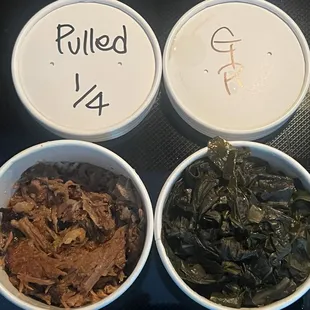 Pulled Pork and Spicy Collard Greens