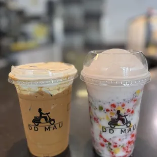 Vietnamese Hazelnut Cloud Coffee + Sweet Thai