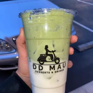 Strawberry Matcha Latte