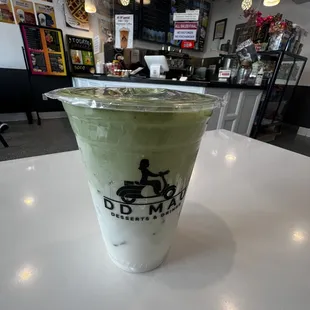 Dalgona Matcha